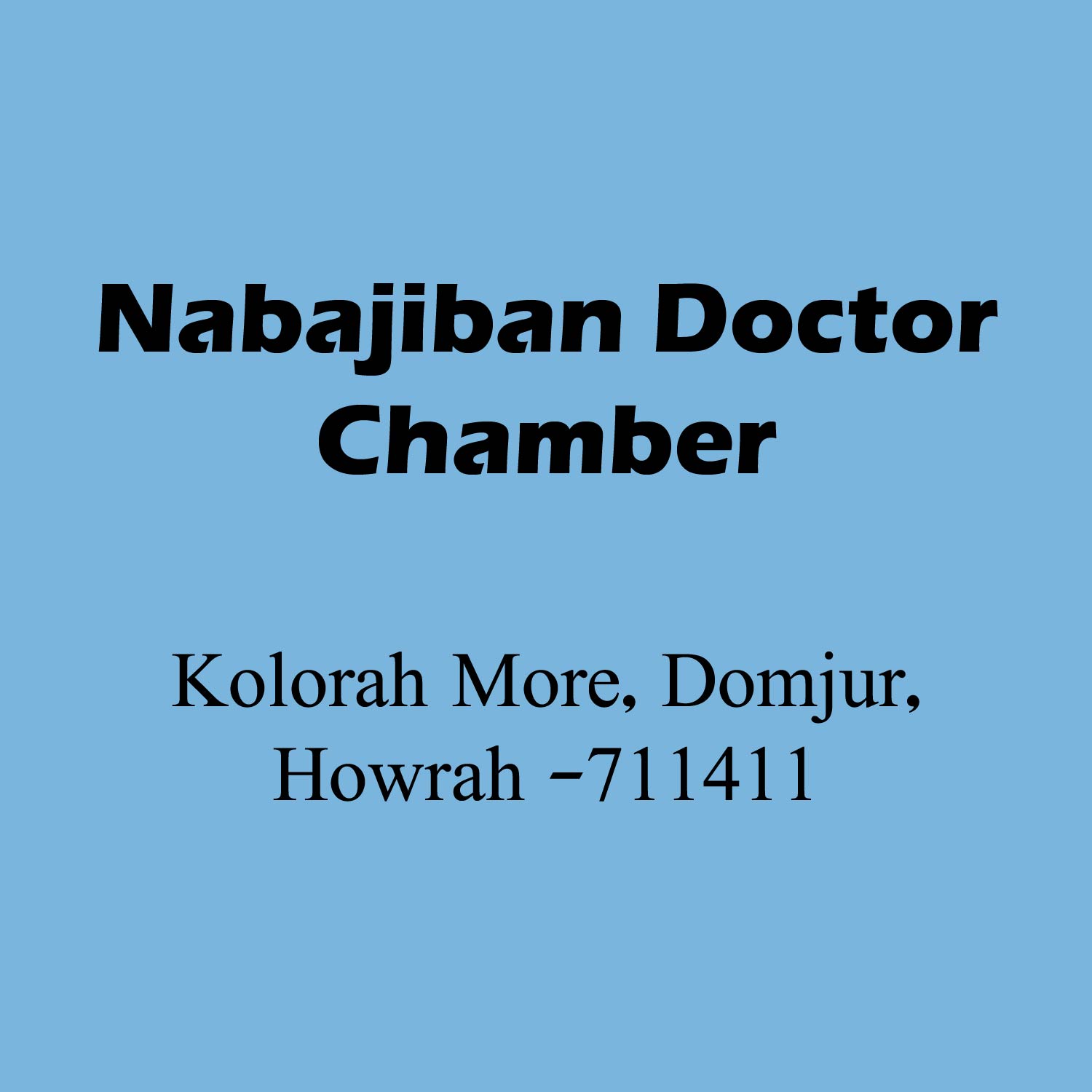 Nabajiban Doctor Chamber