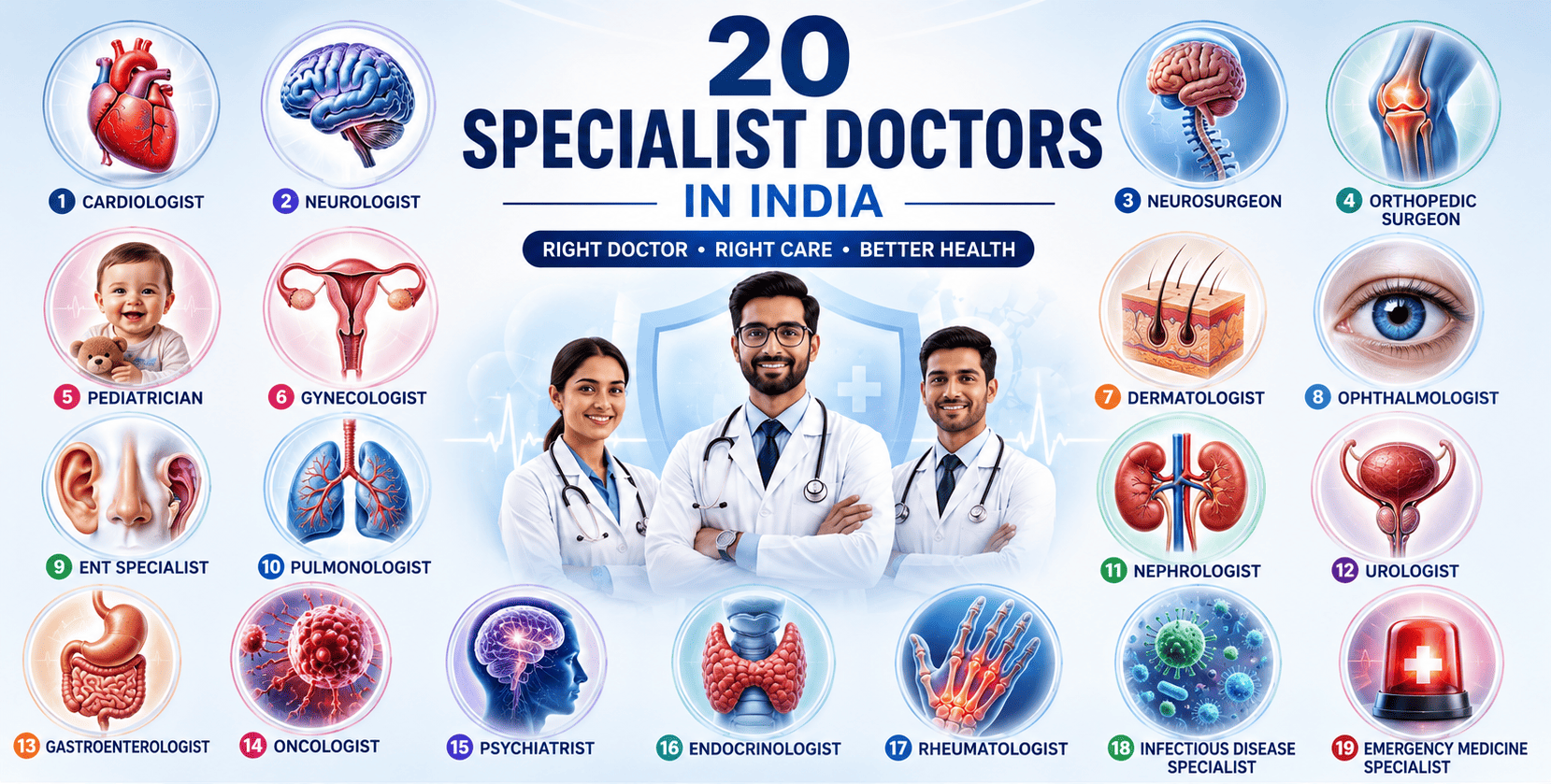 Specialist Doctors in India: Which Doctor Should You Consult?